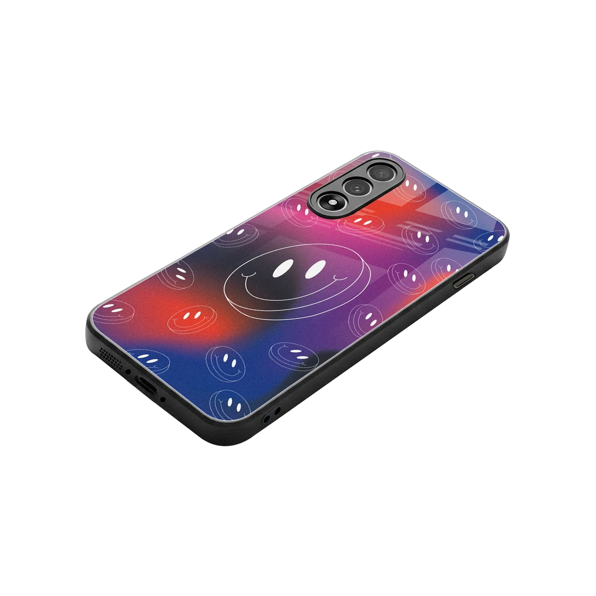 Happy Vibes stylish phone case for oneplus nord 5 | glossy glass and slim fit