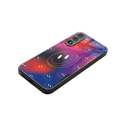 Happy Vibes stylish phone case for oneplus nord 5 | glossy glass and slim fit