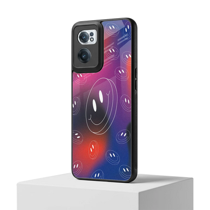 Happy Vibes oneplus nord ce 2 mobile cover | shockproof glass phone case