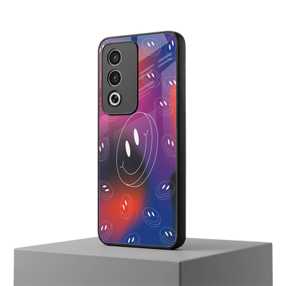 Happy Vibes oppo a3 pro mobile cover | shockproof glass phone case