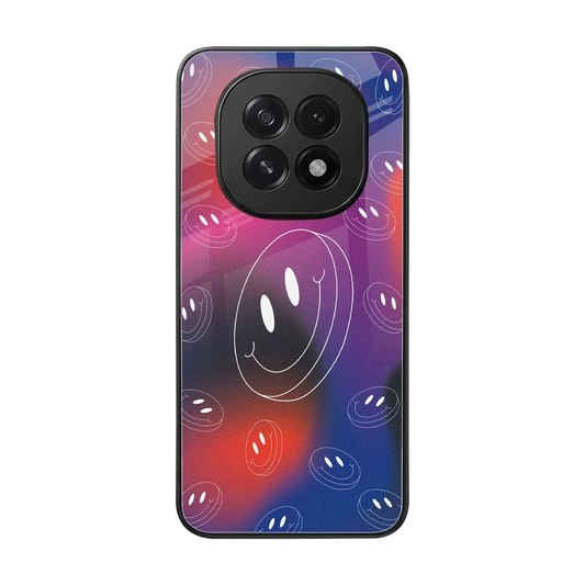 Happy Vibes back phone cover | glass case for oppo f29 5g