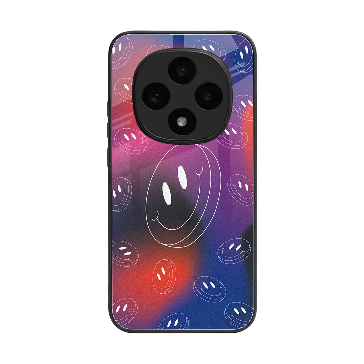 Happy Vibes back phone cover | glass case for oppo f31 pro 5g