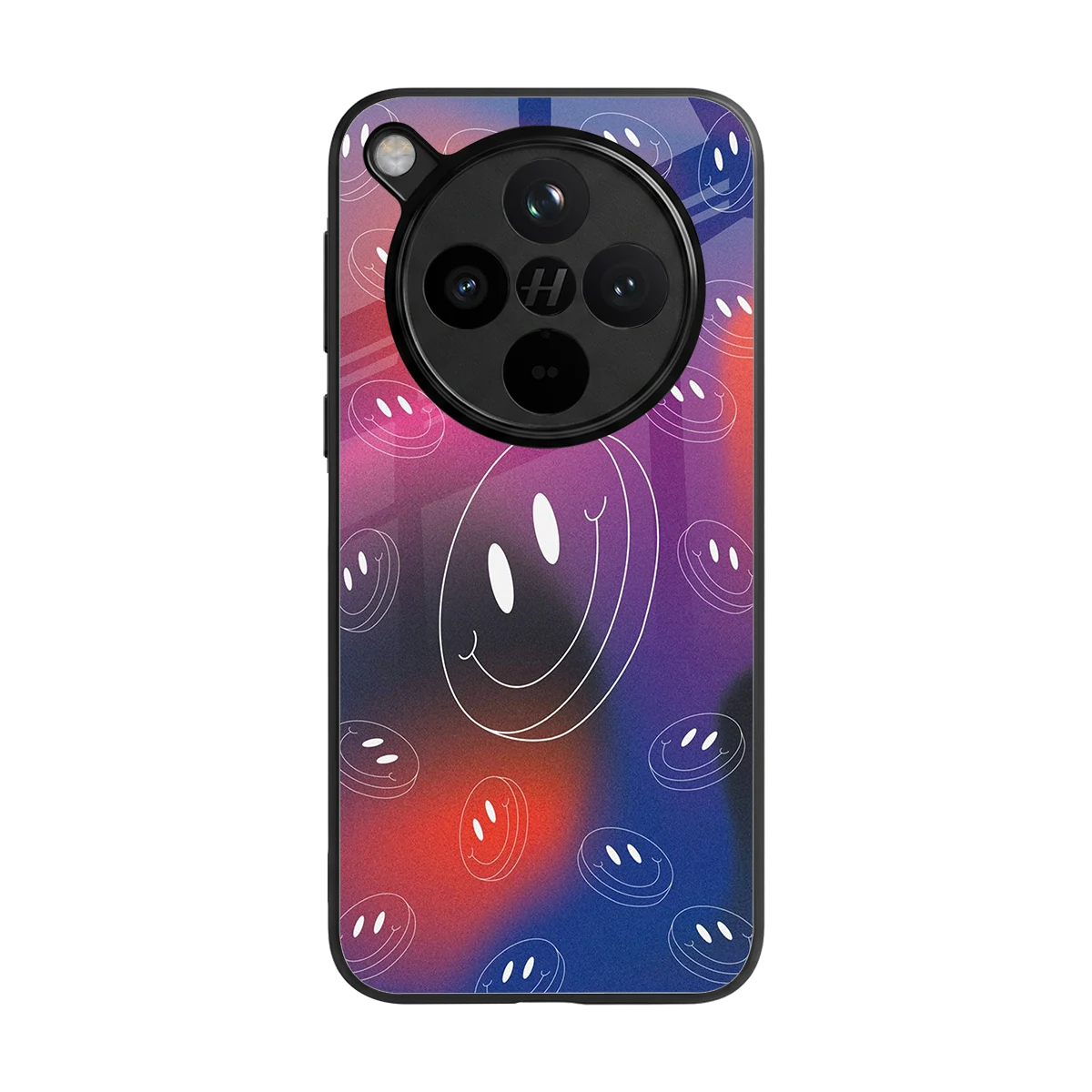 Happy Vibes back phone cover | glass case for oppo find x8