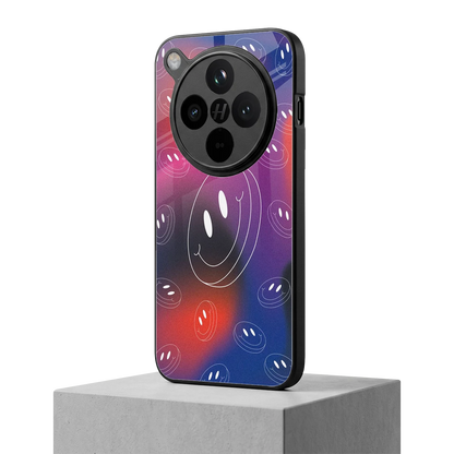 Happy Vibes oppo find x8 mobile cover | shockproof glass phone case