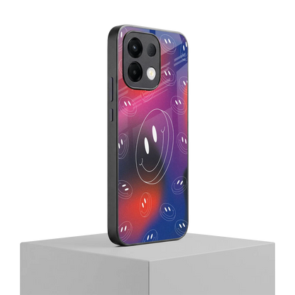 Happy Vibes oppo k13 5g mobile cover | shockproof glass phone case