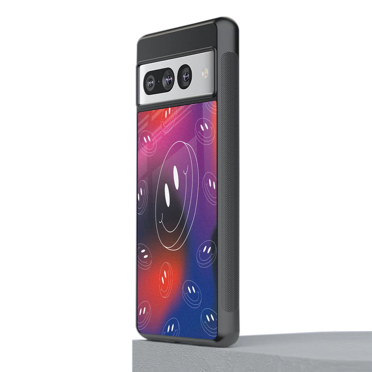Happy Vibes stylish phone case for google pixel 7 pro | glossy glass and slim fit