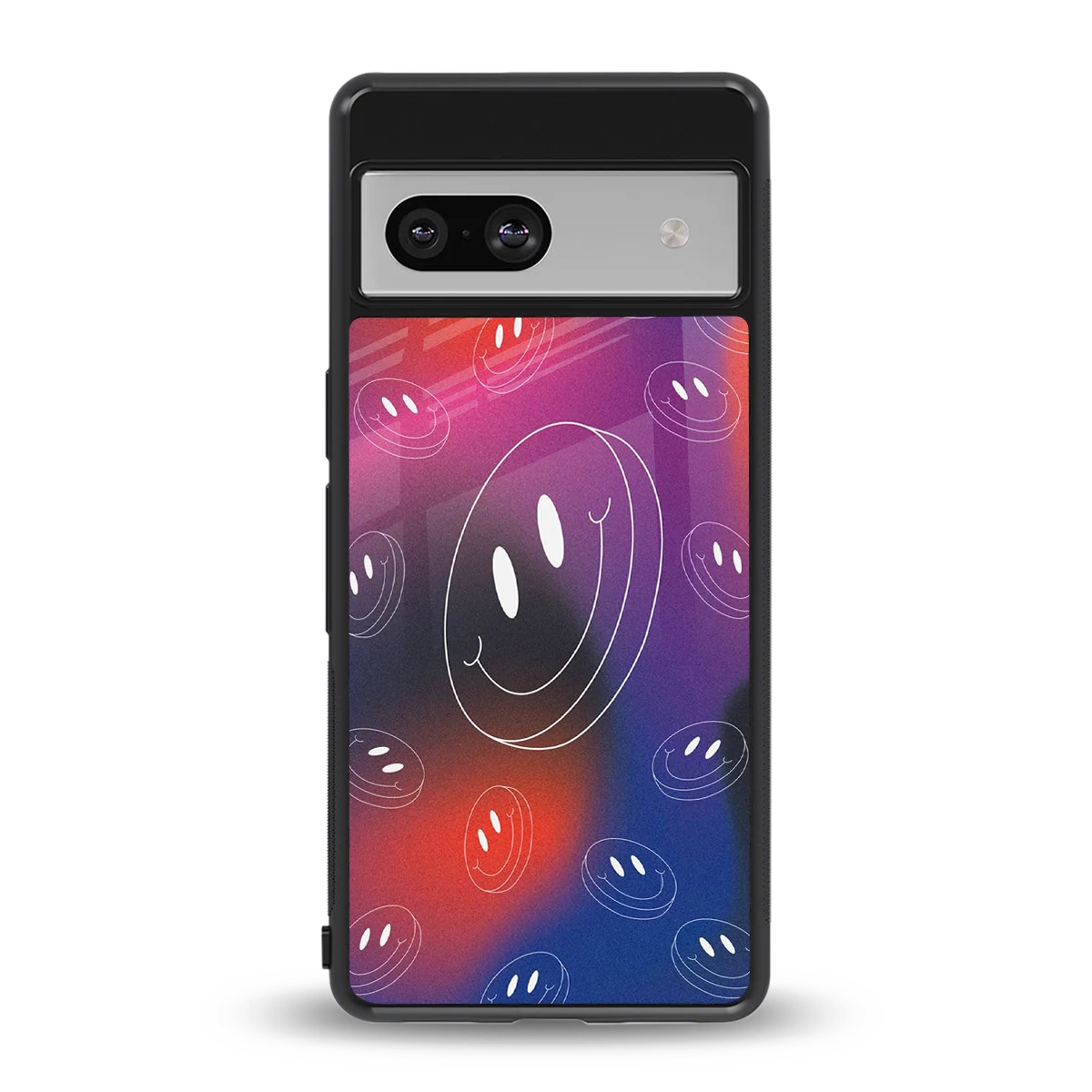 Happy Vibes back phone cover | glass case for google pixel 7