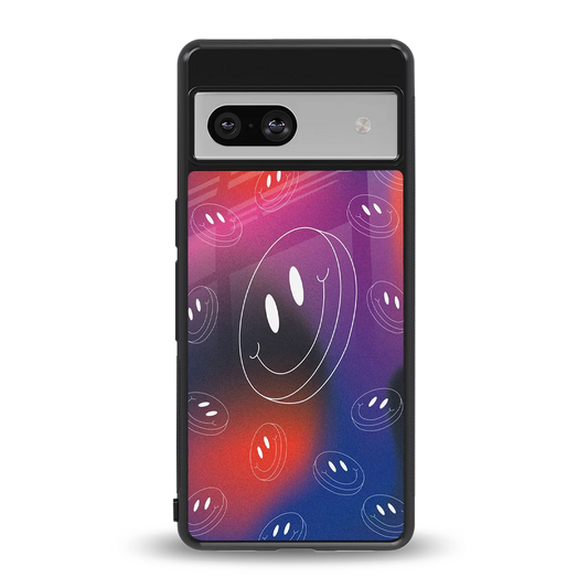 Happy Vibes back phone cover | glass case for google pixel 7