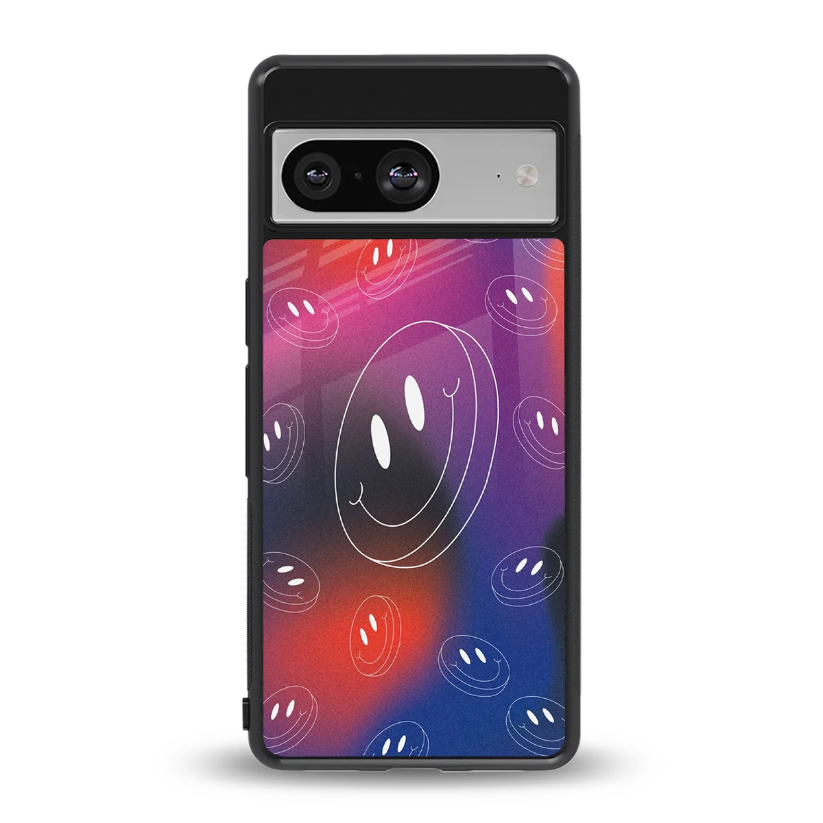 Happy Vibes back phone cover | glass case for google pixel 8