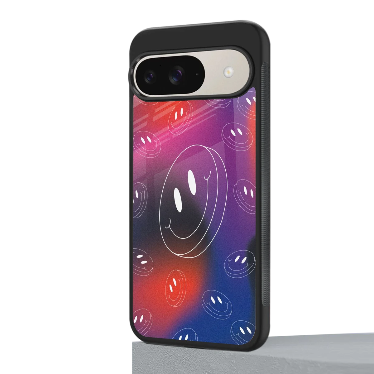 Happy Vibes google pixel 9 mobile cover | shockproof glass phone case