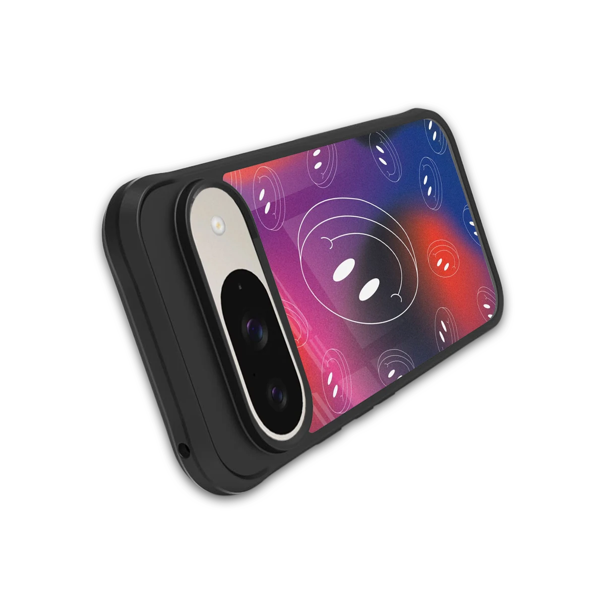 Happy Vibes stylish phone case for google pixel 9 | glossy glass and slim fit