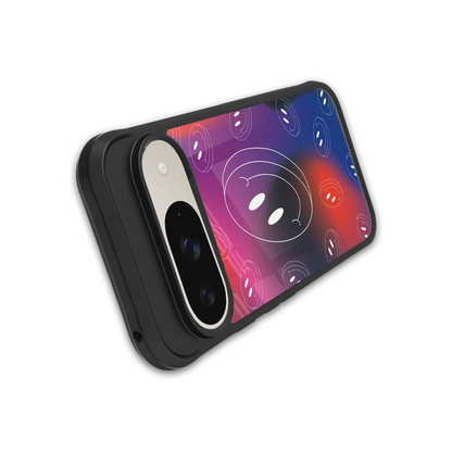 Happy Vibes stylish phone case for google pixel 9 | glossy glass and slim fit