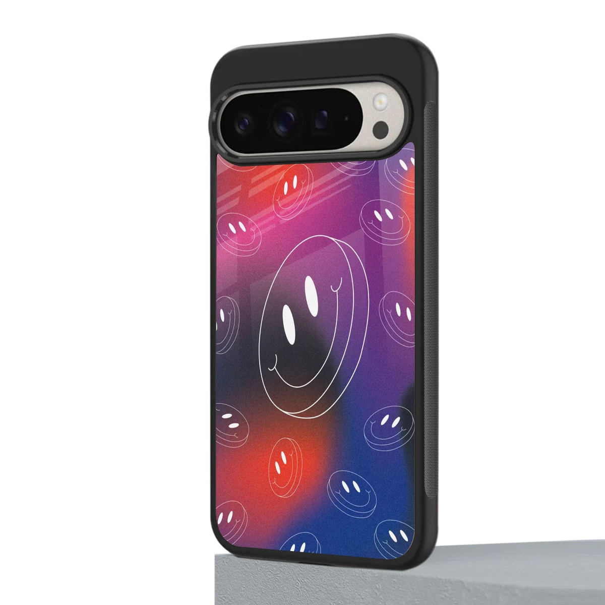 Happy Vibes google pixel 9 pro mobile cover | shockproof glass phone case