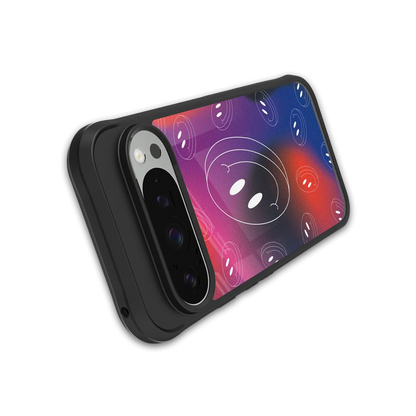 Happy Vibes stylish phone case for google pixel 9 pro xl | glossy glass and slim fit