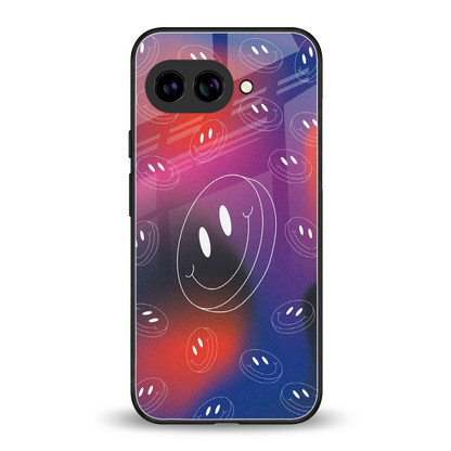 Happy Vibes back phone cover | glass case for google pixel 10a