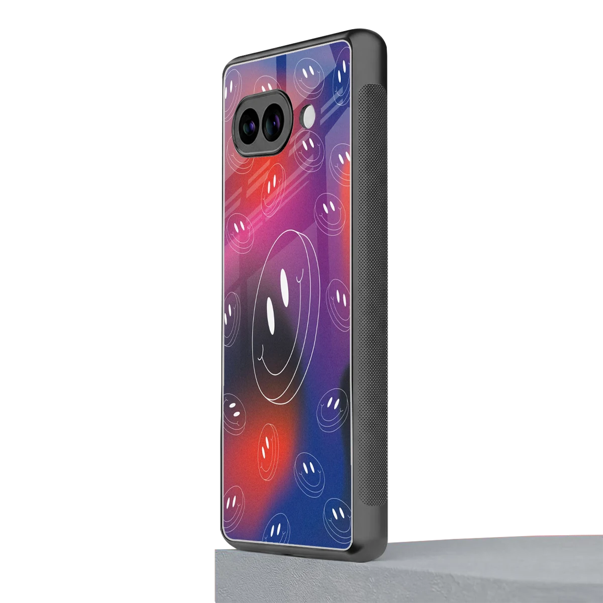 Happy Vibes google pixel 10a mobile cover | shockproof glass phone case