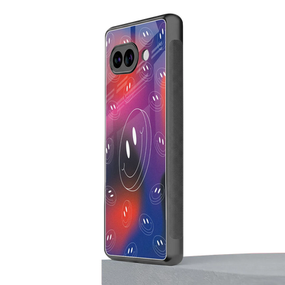 Happy Vibes google pixel 10a mobile cover | shockproof glass phone case
