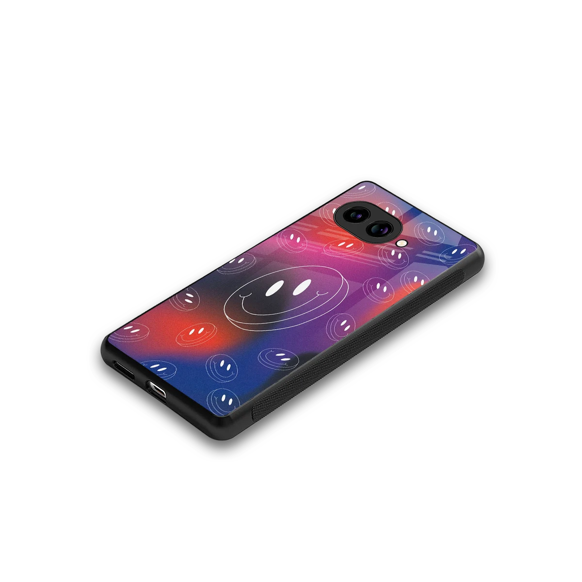 Happy Vibes stylish phone case for google pixel 10a | glossy glass and slim fit