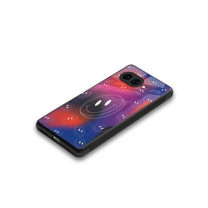 Happy Vibes stylish phone case for google pixel 10a | glossy glass and slim fit