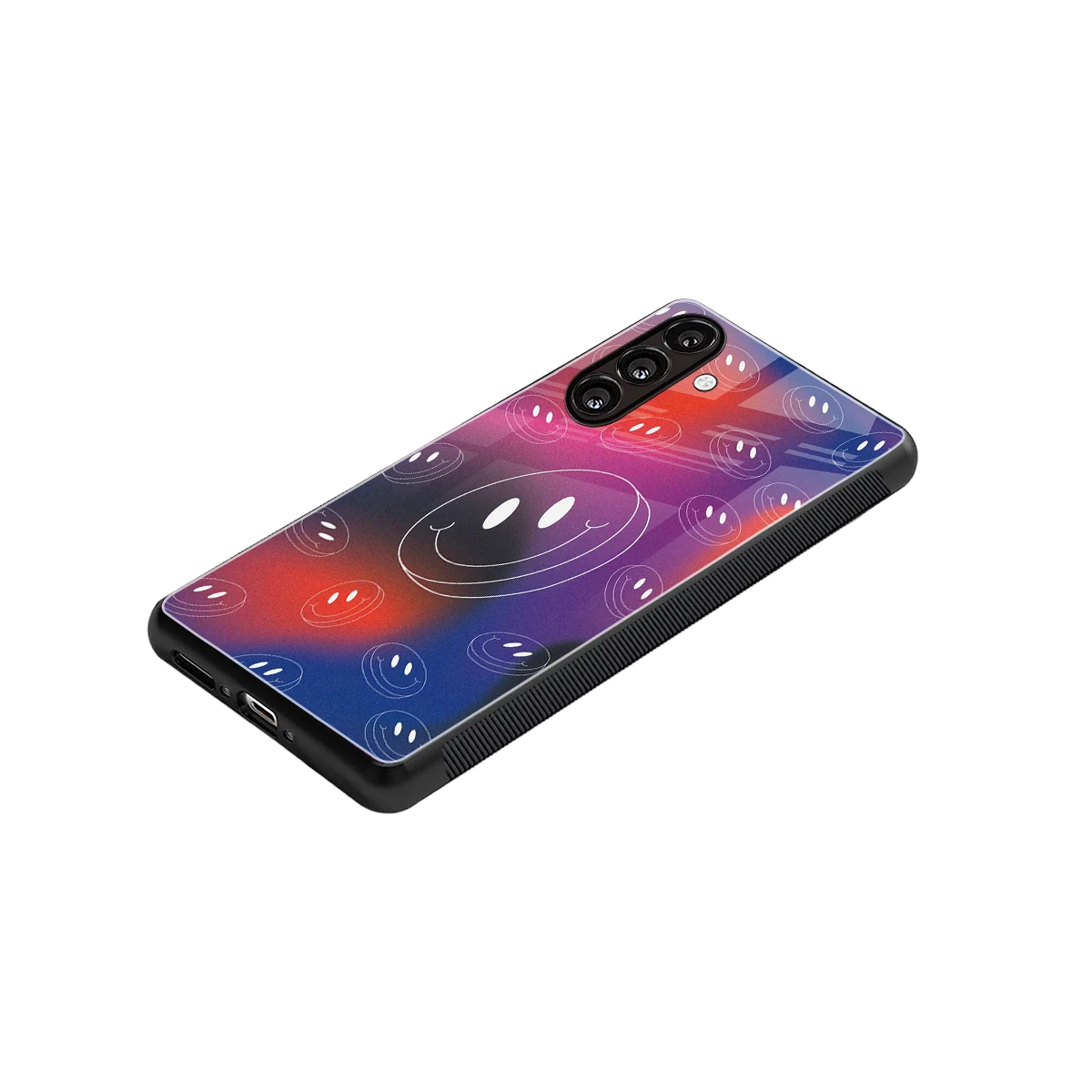 Happy Vibes stylish phone case for samsung galaxy m36 5g | glossy glass and slim fit