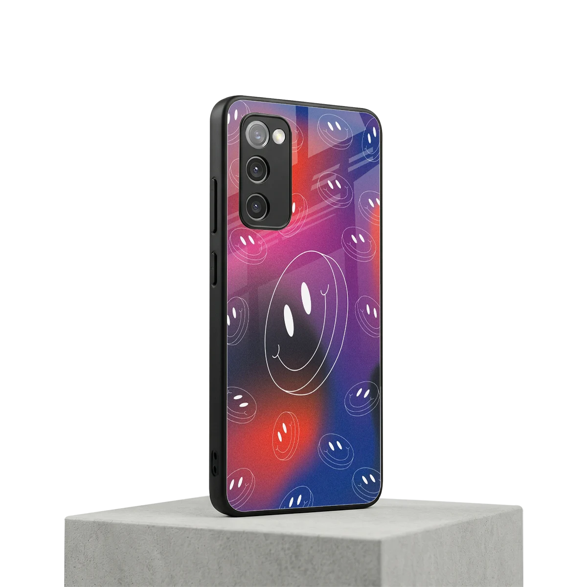 Happy Vibes samsung galaxy s20 fe mobile cover | shockproof glass phone case