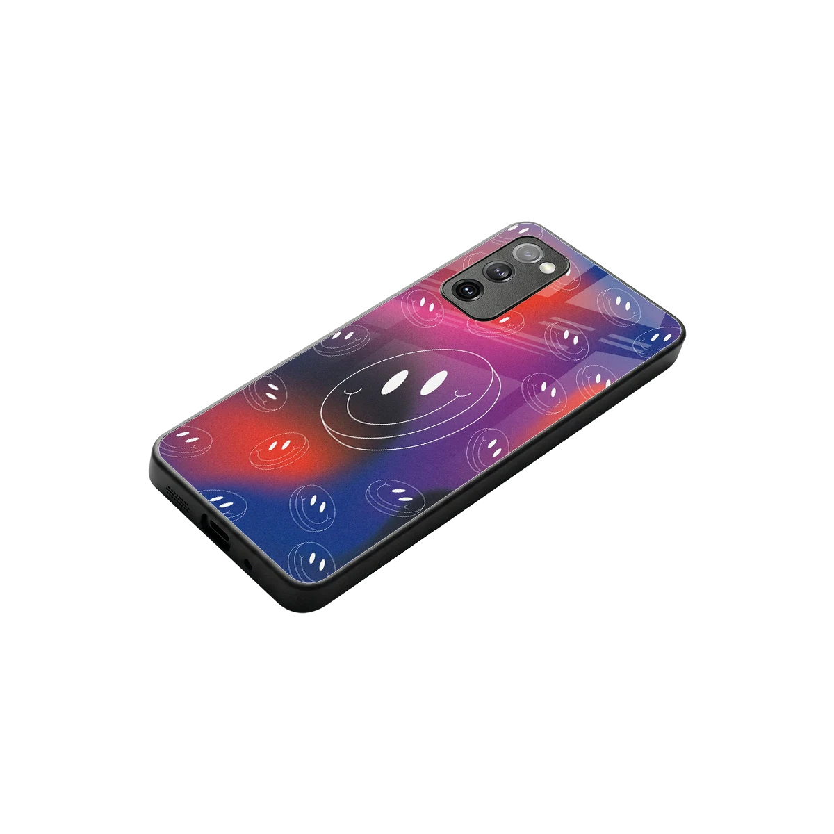 Happy Vibes stylish phone case for samsung galaxy s20 fe | glossy glass and slim fit