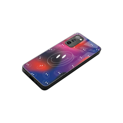 Happy Vibes stylish phone case for samsung galaxy s20 fe | glossy glass and slim fit