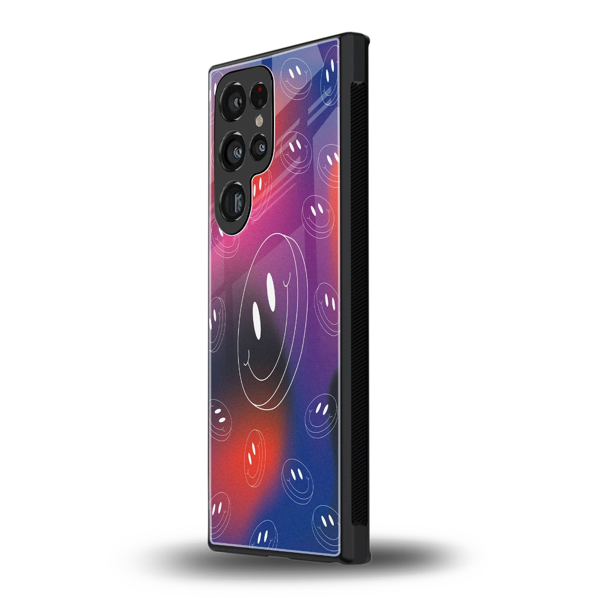 Happy Vibes samsung galaxy s23 ultra mobile cover | shockproof glass phone case