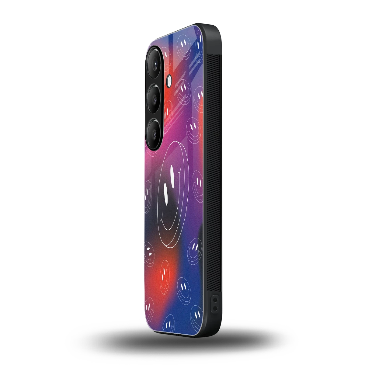 Happy Vibes samsung galaxy s25 mobile cover | shockproof glass phone case