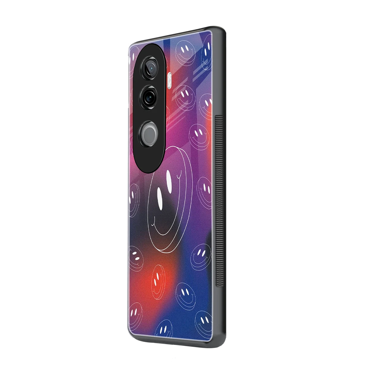 Happy Vibes vivo v40e mobile cover | shockproof glass phone case
