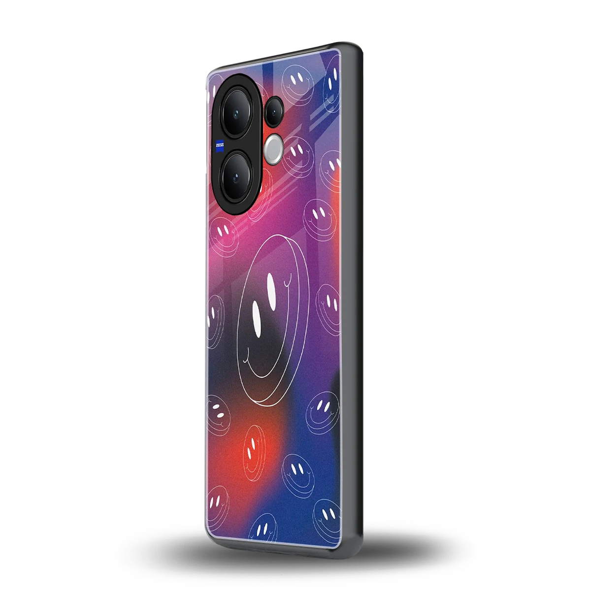 Happy Vibes vivo v60 mobile cover | shockproof glass phone case