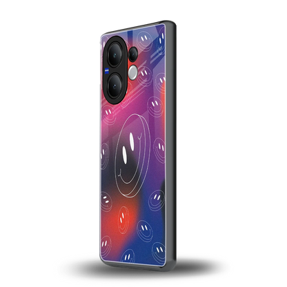 Happy Vibes vivo v60 mobile cover | shockproof glass phone case