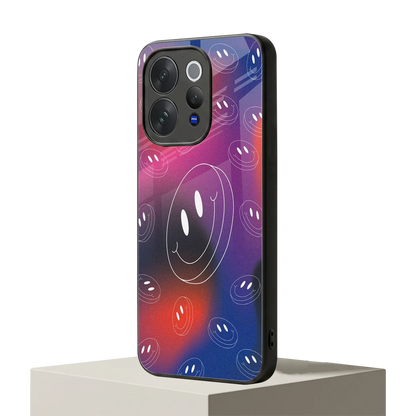 Happy Vibes vivo v70 elite mobile cover | shockproof glass phone case