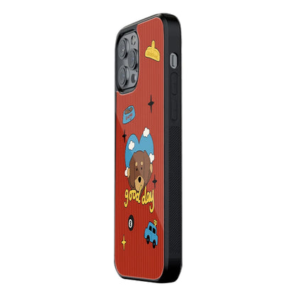 Trendy Glass Back Mobile Case for iPhone, Samsung, Redmi, OnePlus, Google Pixel, Motorola