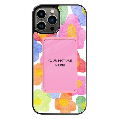 Polaroid Personalised Glass Phone Case
