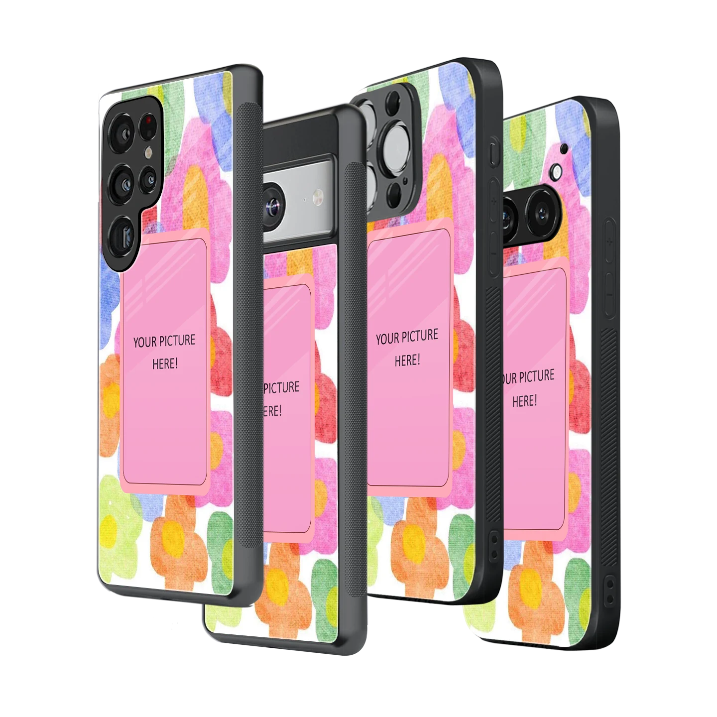 Polaroid Personalised Glass Phone Case