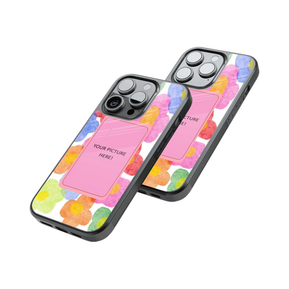 Polaroid Personalised Glass Phone Case