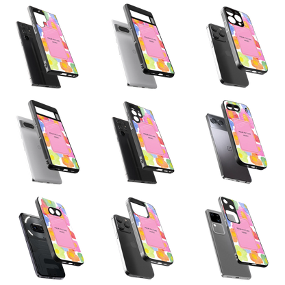 Polaroid Personalised Glass Phone Case