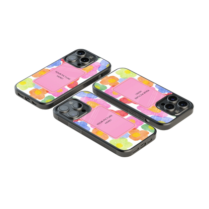 Polaroid Personalised Glass Phone Case