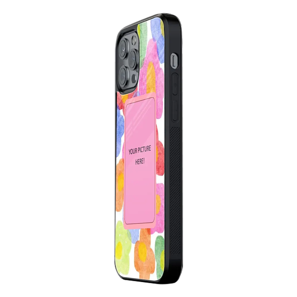 Polaroid Personalised Glass Phone Case