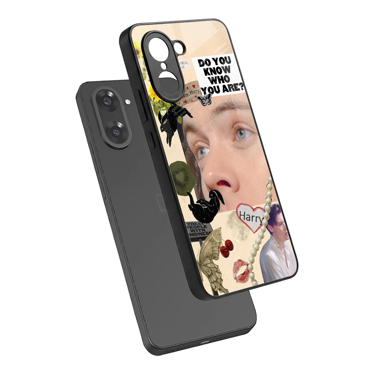 Harry Styles sleek oneplus nord ce5 5g cover with tempered glass back and TPU edges