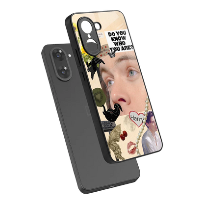 Harry Styles sleek oneplus nord ce5 5g cover with tempered glass back and TPU edges