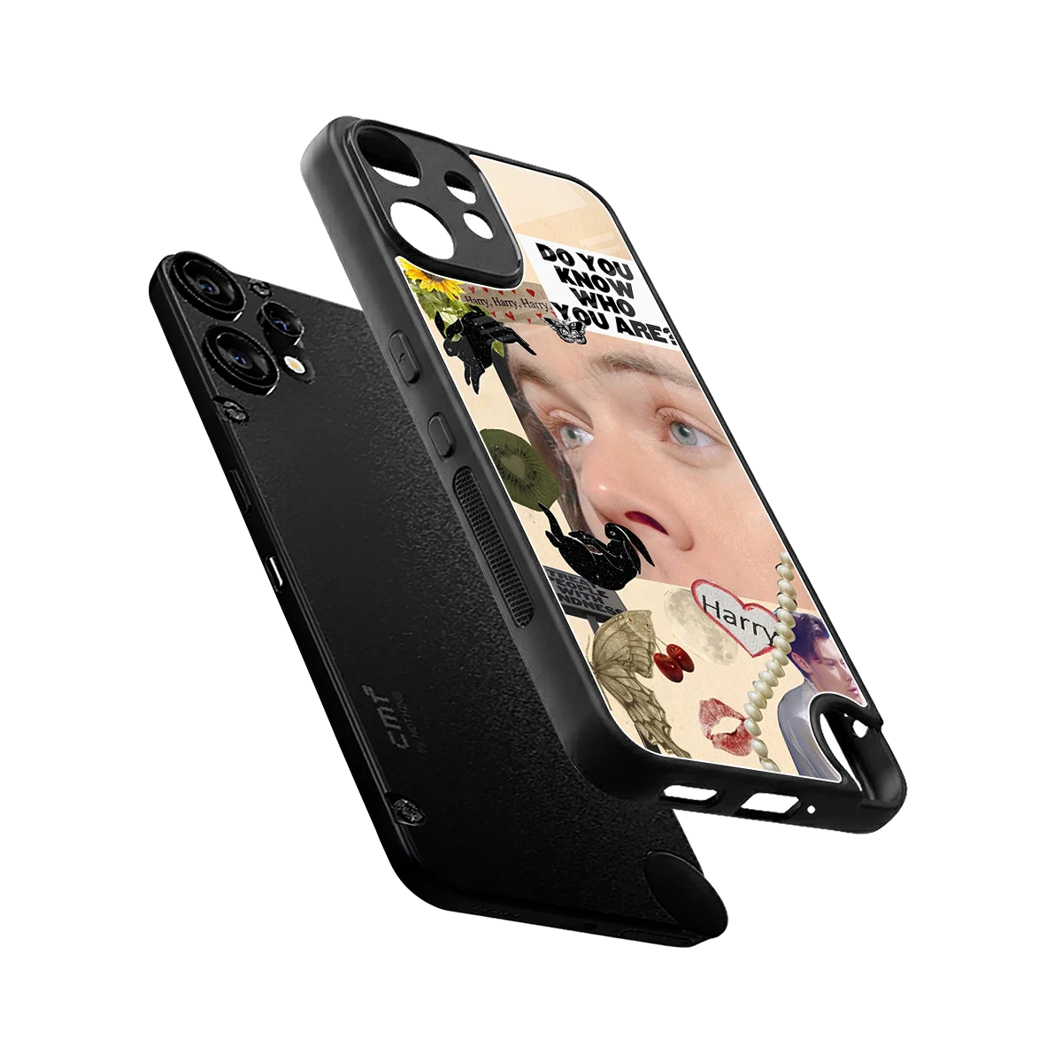 Harry Styles sleek cmf nothing phone 2 pro cover with tempered glass back and TPU edges