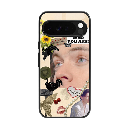 Harry Styles back phone cover | glass case for google pixel 10 pro xl