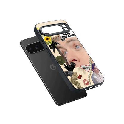Harry Styles sleek google pixel 10 pro xl cover with tempered glass back and TPU edges