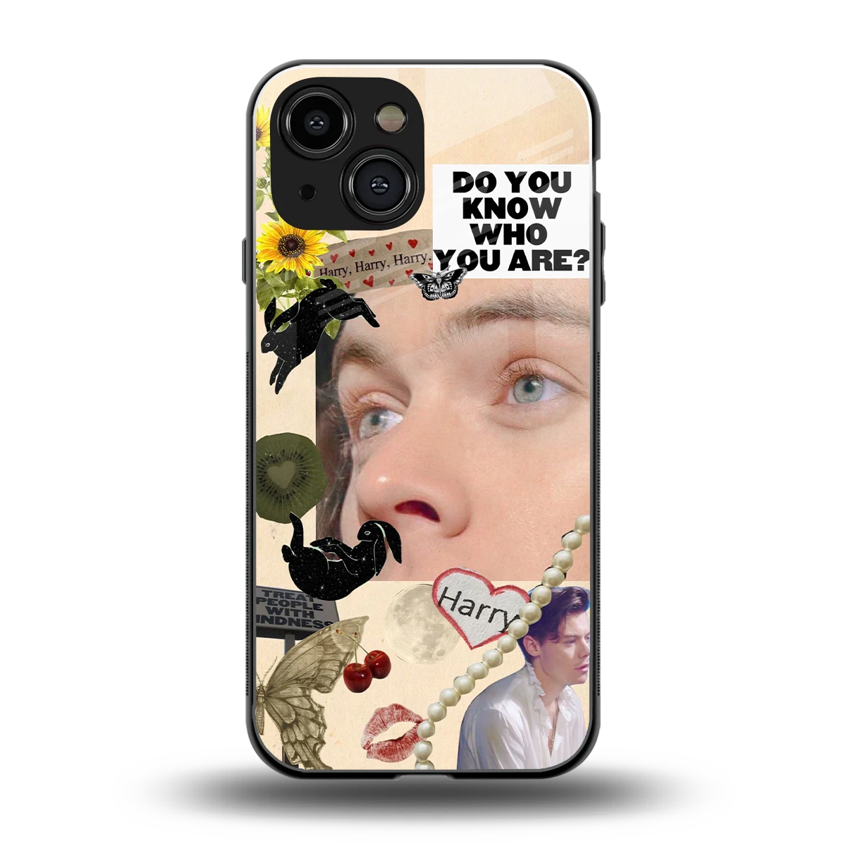 Harry Styles back phone cover | glass case for iphone 13 mini