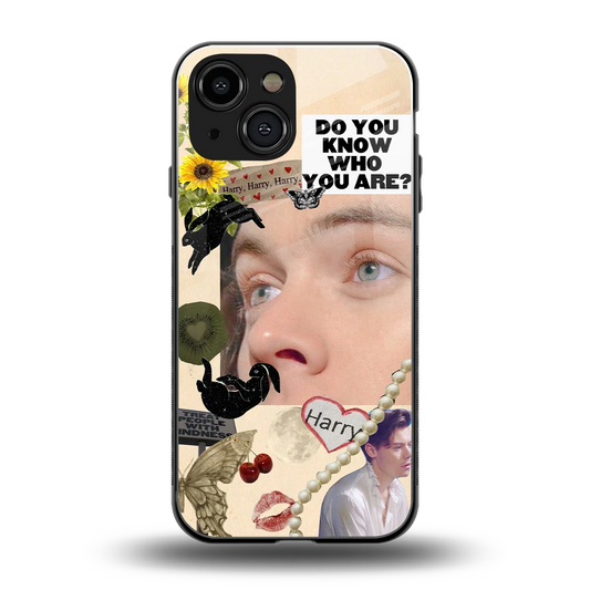 Harry Styles back phone cover | glass case for iphone 13 mini