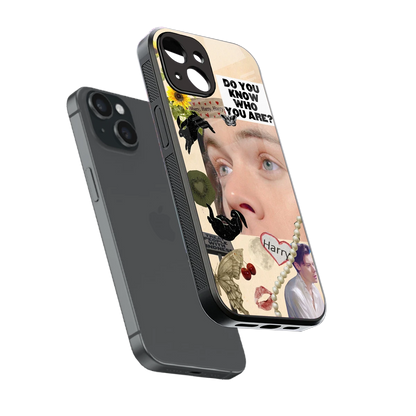 Harry Styles sleek iphone 13 mini cover with tempered glass back and TPU edges