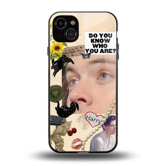 Harry Styles back phone cover | glass case for iphone 14 plus