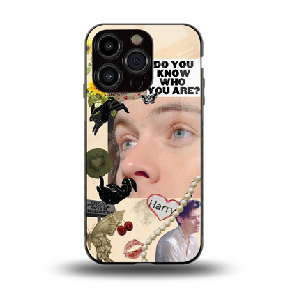 Harry Styles back phone cover | glass case for iphone 15 pro